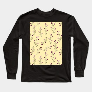 Botanical Repeat Patterns Long Sleeve T-Shirt